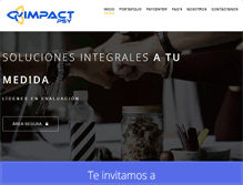 Tablet Screenshot of impact-psy.com